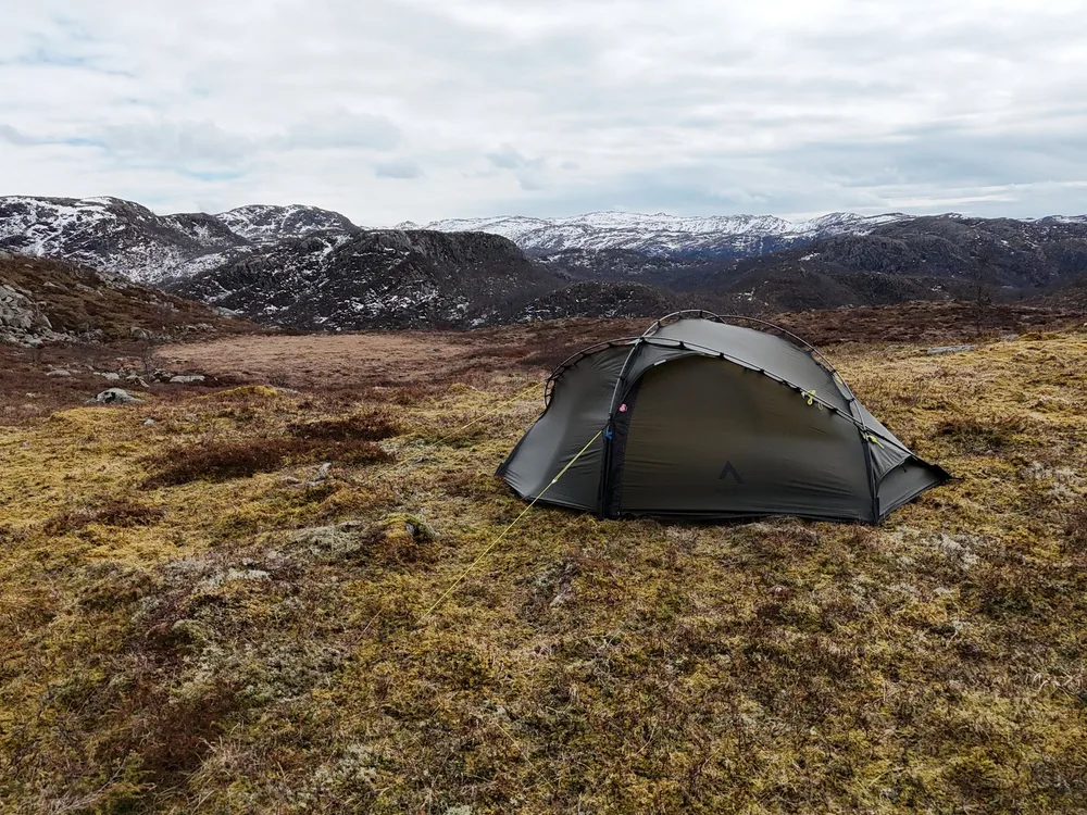 Nortent Vern 1 3S – telt i bruk på fjellet